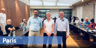 Traders à Paris: Valérie Sallé de Chou, Johann Paysant Dorange et Gilles Santacreu.