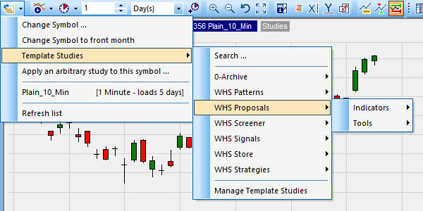 SignalRadar tables in NanoTrader.